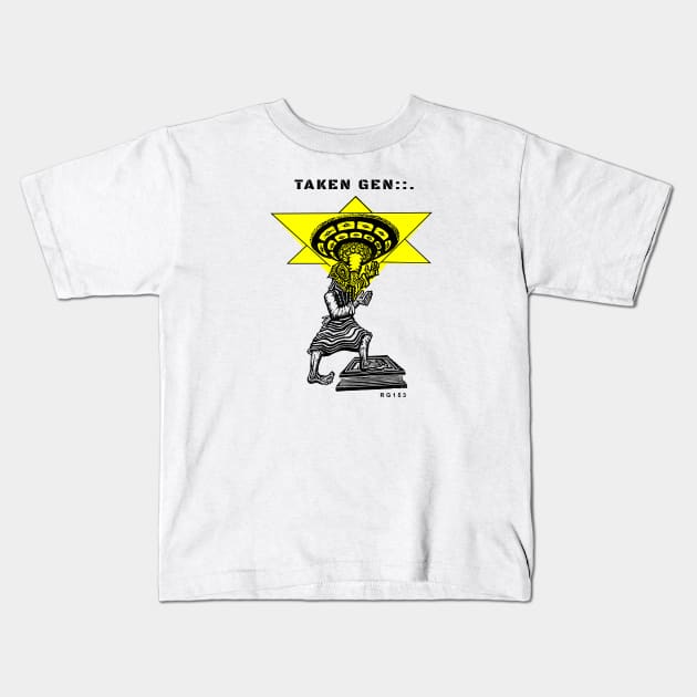 Taken Genesis 5, Biblical UFOs Kids T-Shirt by The Witness